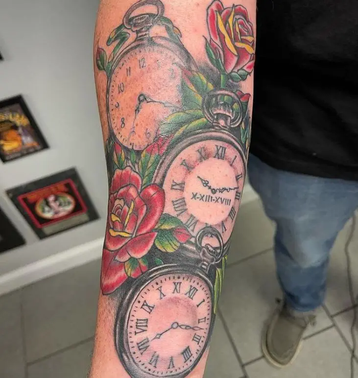 25 Awesome Birth Clock Tattoo Ideas That Suit Your Style - Psycho Tats